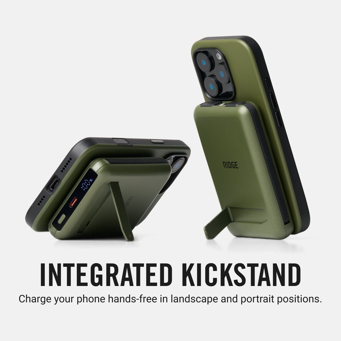 Magnetic Power Bank Bundle (2-Pack) - Matte Olive